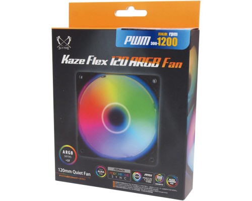 Кулер до корпусу Scythe Kaze Flex 120 mm ARGB PWM (KF1225FD18AR-P)