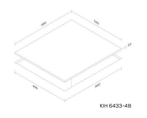 Варочна поверхня Kernau KIH 6433-4B