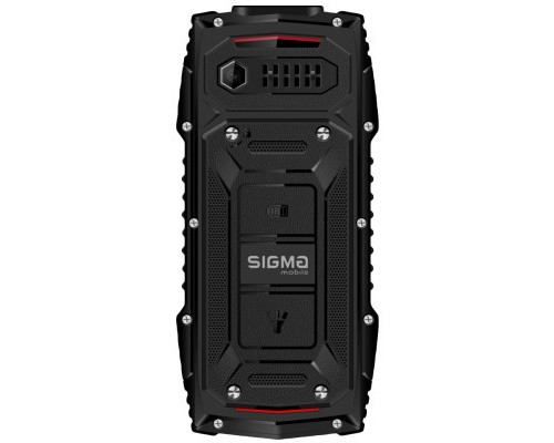 Мобільний телефон Sigma X-treme AZ68 Black Red (4827798374924)