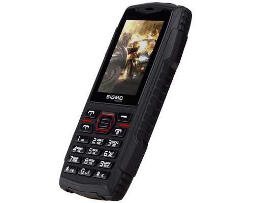 Мобільний телефон Sigma X-treme AZ68 Black Red (4827798374924)