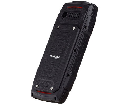 Мобільний телефон Sigma X-treme AZ68 Black Red (4827798374924)