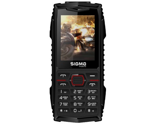 Мобільний телефон Sigma X-treme AZ68 Black Red (4827798374924)