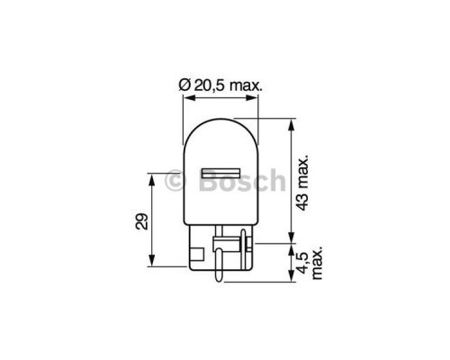 Автолампа Bosch 21W (1 987 302 251)