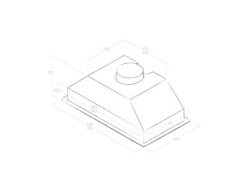 Витяжка кухонна Elica ERA C BL/A/72