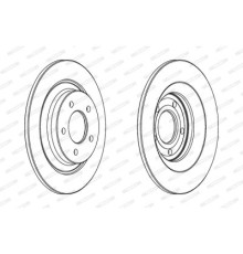 Гальмівний диск FERODO DDF1547C