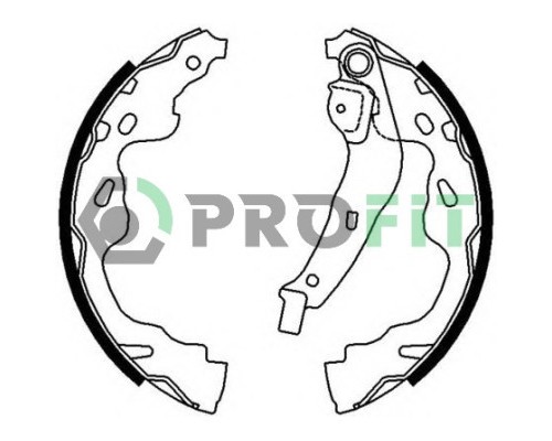 Гальмівні колодки Profit 5001-0672