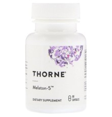 Вітамінно-мінеральний комплекс Thorne Research Мелатонін-5, Melaton-5, 60 капсул (THR-78002)