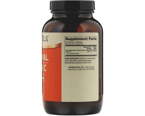 Вітамін Dr. Mercola Вітамін C в ліпосоми, 1000 мг, Liposomal Vitamin C, 180 капс (MCL-01559)