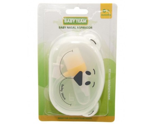 Носовий аспіратор Baby Team з трубочкою (7003)