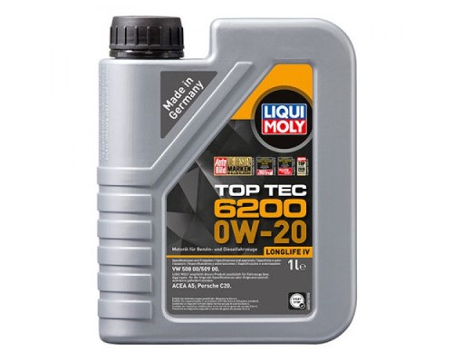 Моторна олива Liqui Moly Top Tec 6200 0W-20 1л. (20787) Моторна олива Liqui Moly Top Tec 6200 0W-20 1л. (20787)