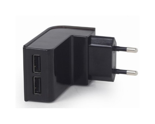 Зарядний пристрій EnerGenie USB 2.1A (EG-U2C2A-03-BK)