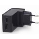 Зарядний пристрій EnerGenie USB 2.1A (EG-U2C2A-03-BK)
