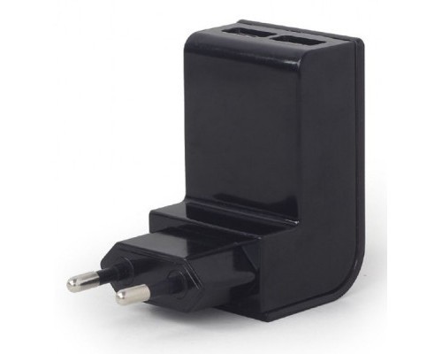 Зарядний пристрій EnerGenie USB 2.1A (EG-U2C2A-03-BK)