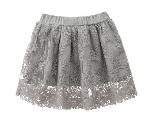 Спідниця дитяча Breeze мереживна (16969-122G-gray)