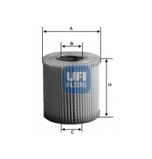 Фільтр масляний UFI 25.210.00