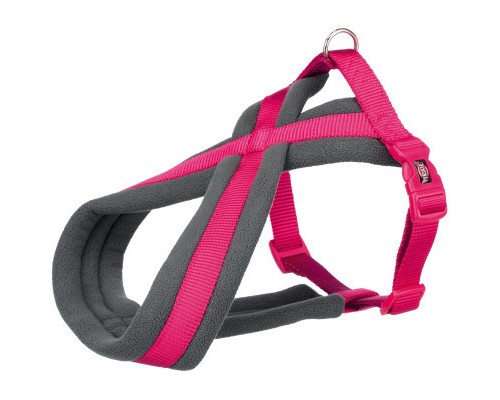 Шлея для собак Trixie Premium туристична M-L 50-80 см/25 мм фуксія (4053032020788)