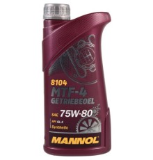 Трансмісійна олива Mannol MTF-4 GETRIEBEOEL 1л 75W-80 (MN8104-1)