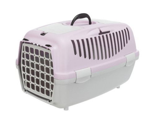 Переноска для тварин Trixie Capri 2 37х34х55 см (лілова/світло-сіра) (4047974398234)
