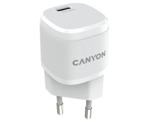 Зарядний пристрій Canyon PD 20W white (CNE-CHA20W05)