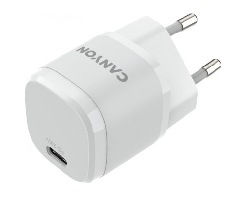 Зарядний пристрій Canyon PD 20W white (CNE-CHA20W05)