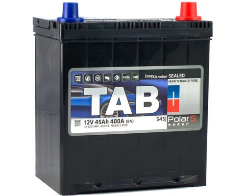 Акумулятор автомобільний TAB 45 Ah/12V Polar S (246 845)