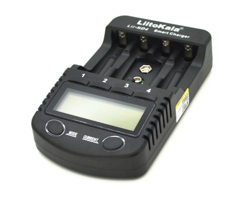 Зарядний пристрій для акумуляторів Liitokala 4 Slots, LED, Ni-Mh, Ni-Cd, AA, AAA, AAAA, С (Lii-ND4) 