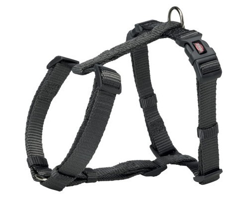 Шлея для собак Trixie Premium XXS-XS 20-32 см/10 мм графітова (4053032018822)