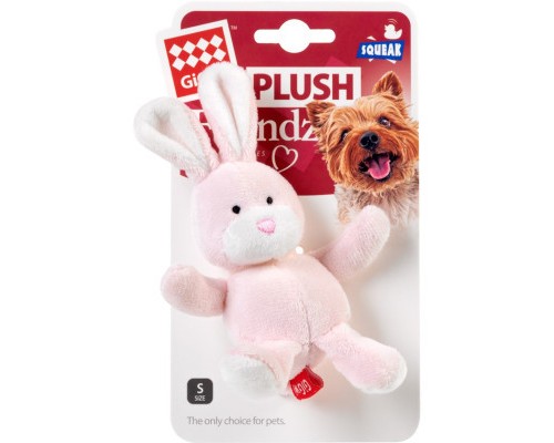 Іграшка для собак GiGwi Plush Заєць з пищалкою 11 см (75119)
