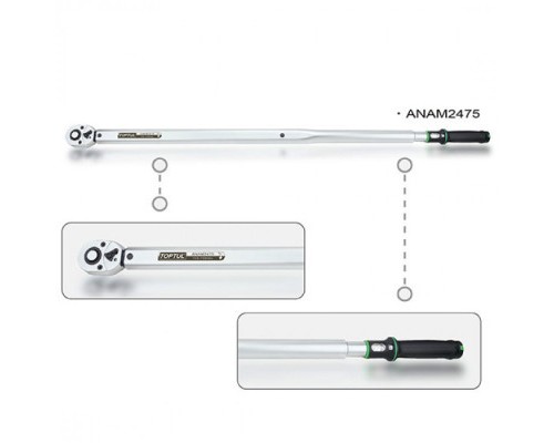 Ключ Toptul динамометричний тріскачковий 3/4