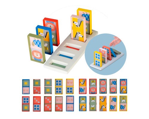Розвиваюча іграшка Taf Toys Савана – Моє перше доміно (12865)