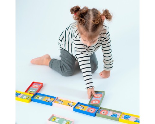 Розвиваюча іграшка Taf Toys Савана – Моє перше доміно (12865)