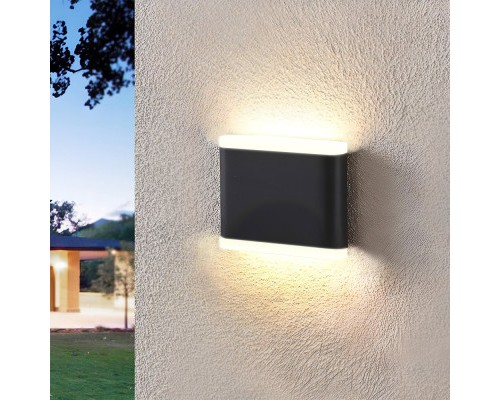 Світильник Videx LED AR06 IP54 6W 2700K чорний (VL-AR06-062B)