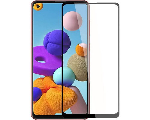 Скло захисне PowerPlant Full screen Samsung Galaxy A21s 2020 (A217F) (GL608706)