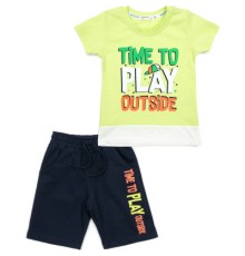 Набір дитячого одягу Breeze TIME TO PLAY OUTSIDE (14591-110B-green)