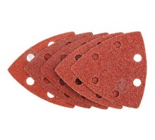 Наждачний папір Graphite на липучці, тип DELTA 93x93 мм, 5 шт. K100 (55H766)