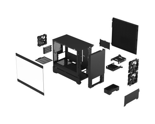 Корпус Fractal Design Pop Mini Silent Black TG (FD-C-POS1M-02)
