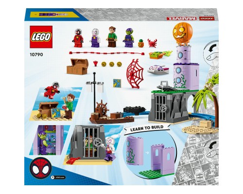Конструктор LEGO Marvel Команда Павука на маяку Зеленого Гобліна 149 деталей (10790)