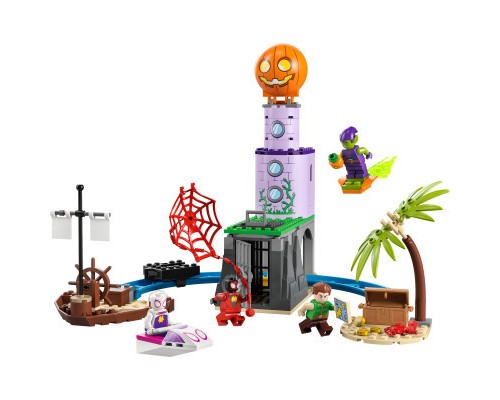 Конструктор LEGO Marvel Команда Павука на маяку Зеленого Гобліна 149 деталей (10790)