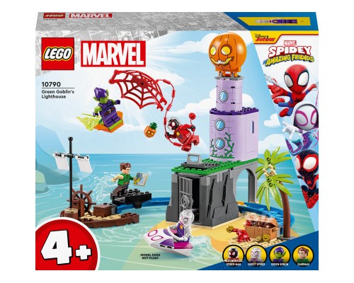 Конструктор LEGO Marvel Команда Павука на маяку Зеленого Гобліна 149 деталей (10790)
