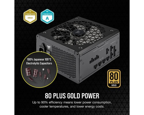 Блок живлення Corsair 750W RM750x Shift PCIE5 (CP-9020251-EU)