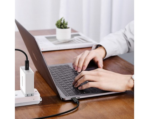 Дата кабель USB-C to USB-C 0.8m USB 4.0 THUNDERBOLTUS501 8K40Gbps Black Ugreen (30389)