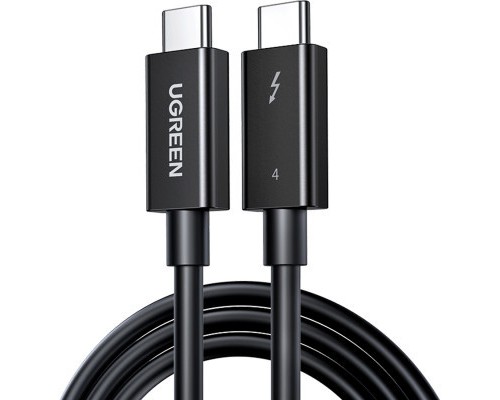 Дата кабель USB-C to USB-C 0.8m USB 4.0 THUNDERBOLTUS501 8K40Gbps Black Ugreen (30389)