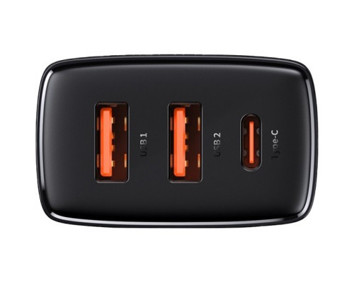 Зарядний пристрій Baseus Compact Quick Charger 2U+C (CCXJ-E01)