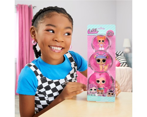 Фігурка L.O.L. Surprise! серії OPP Tot + Pet + Lil Sis - Вейвс, Канзас К9, Ліл Бітс (987864)