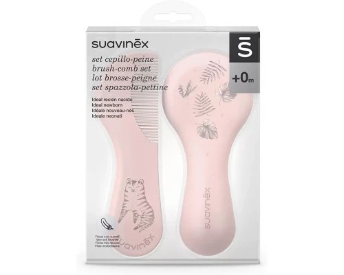 Набір для догляду за дитиною Suavinex гребінців 2 шт рожевий (400264/2)