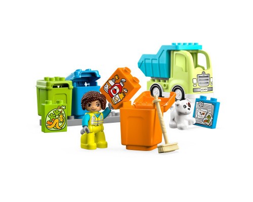 Конструктор LEGO DUPLO Сміттєпереробна вантажівка 15 деталей (10987)
