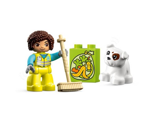 Конструктор LEGO DUPLO Сміттєпереробна вантажівка 15 деталей (10987)