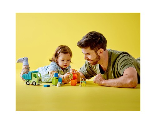 Конструктор LEGO DUPLO Сміттєпереробна вантажівка 15 деталей (10987)