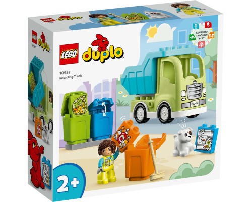 Конструктор LEGO DUPLO Сміттєпереробна вантажівка 15 деталей (10987)