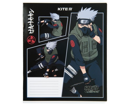Зошит Kite Naruto 18 аркушів, лінія (NR23-237)